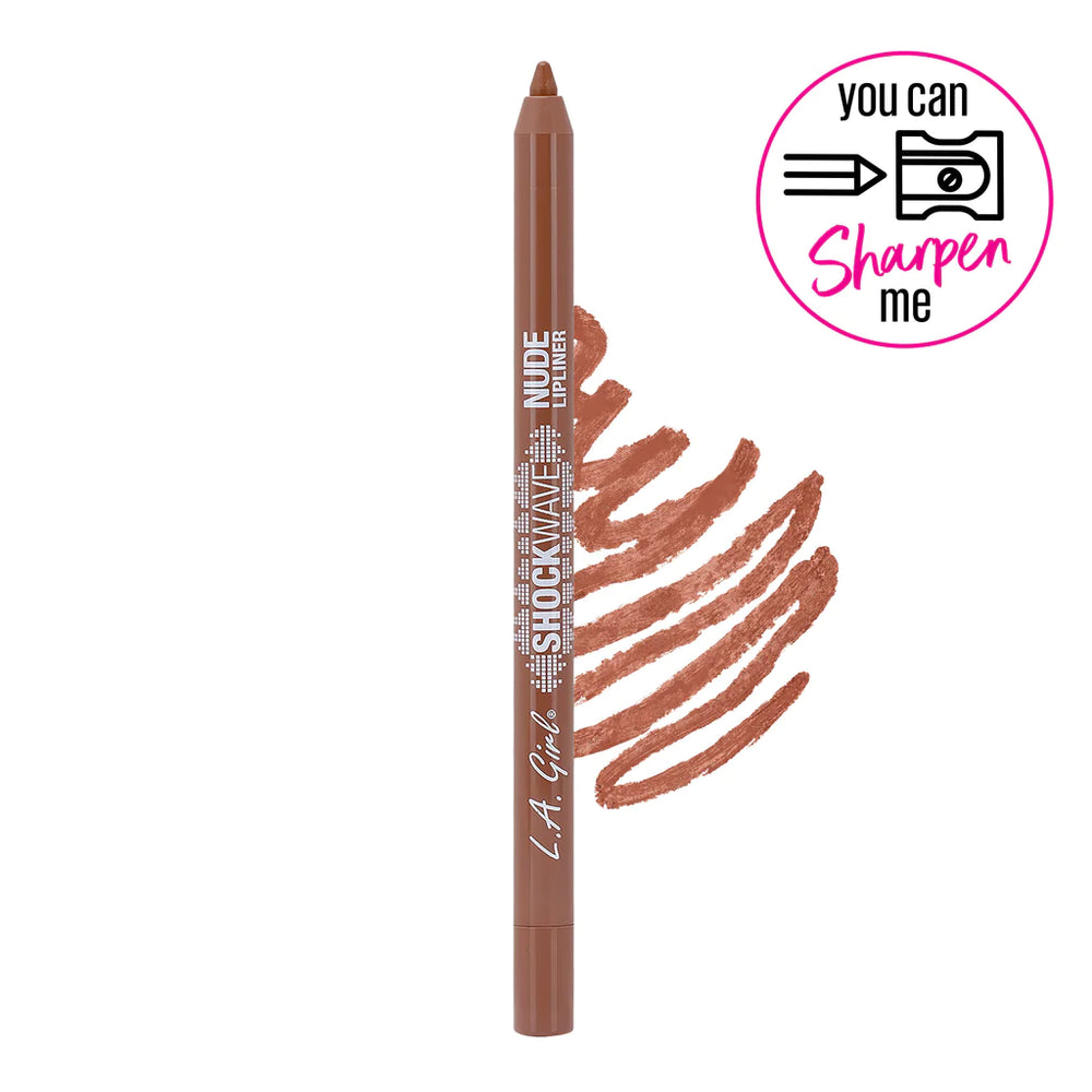 L.A. Girl Shockwave Nude Lip Liner-Sand Storm 4Pc Set + 1 Full Size Product Worth 25% Value Free