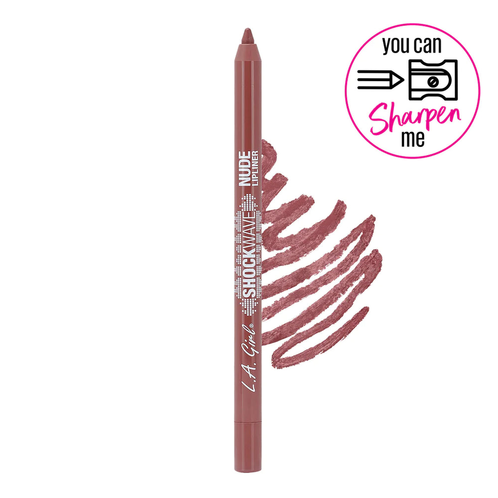 L.A. Girl Shockwave Nude Lip Liner-Mauve 4Pc Set + 1 Full Size Product Worth 25% Value Free