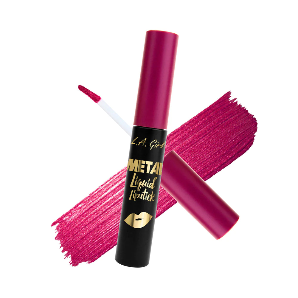 L.A. Girl  Metal Liquid Lipstick-Brilliant 4Pc Set + 1 Full Size Product Worth 25% Value Free