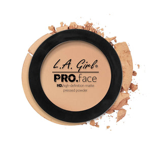 L.A. Girl HD Pro Face Pressed Powder - Buff 4pc Set + 1 Full Size Product Worth 25% Value Free