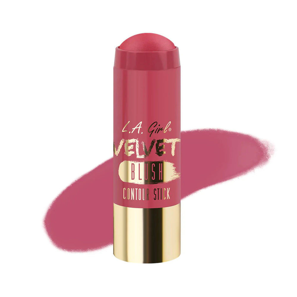L.A Girl Velvet Contour Sticks Blush - Plush 4pc Set + 1 Full Size Product Worth 25% Value Free