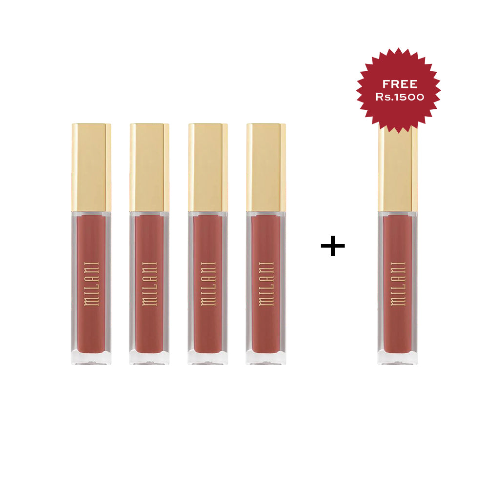 Milani Amore Matte Lip Crème Loved 4pc Set + 1 Full Size Product Worth 25% Value Free