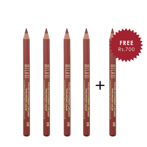 Milani Color Statement Lipliner Spice 4pc Set + 1 Full Size Product Worth 25% Value Free