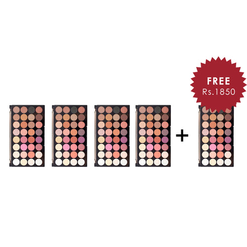 Makeup Revolution Ultra 32 Eyeshadow Palette Flawless 4 4Pcs Set + 1 Full Size Product Worth 25% Value Free