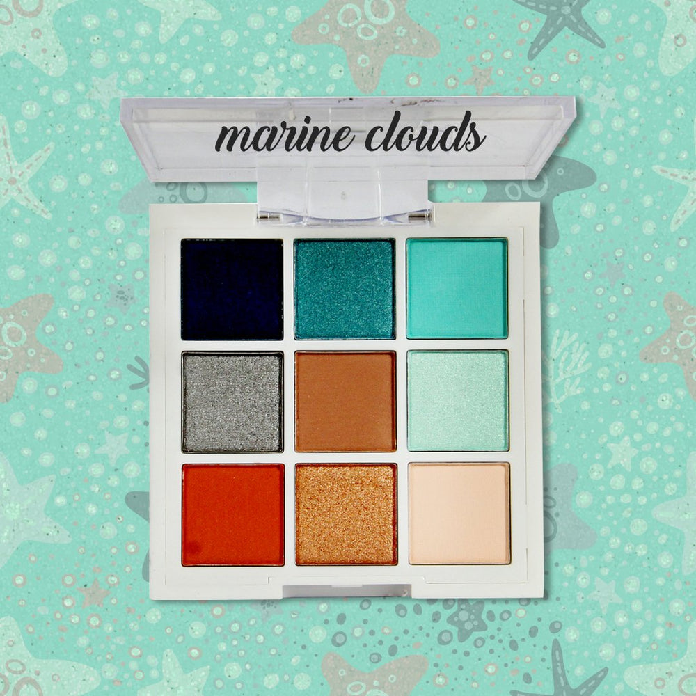 Playground Hero Shadow Palette - Marine Clouds 4pc Set + 1 Full Size Product Worth 25% Value Free