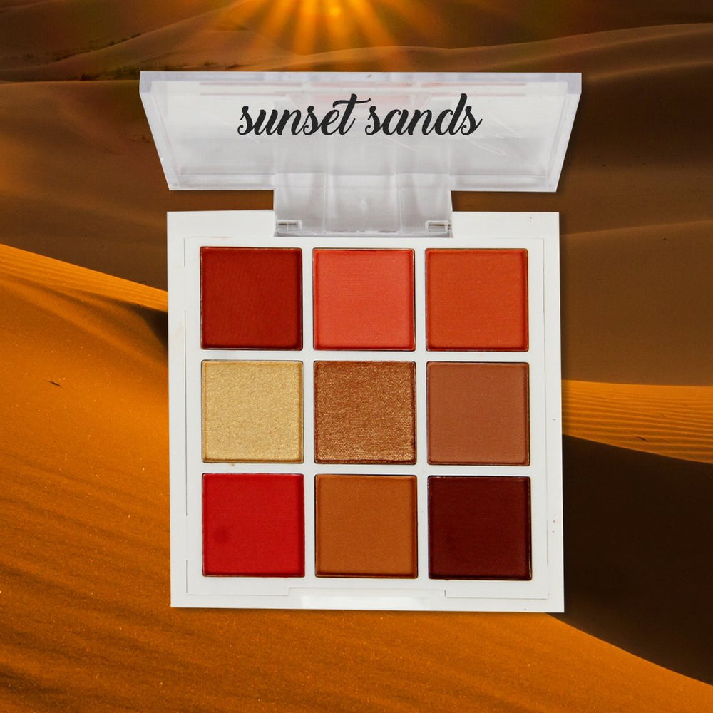Playground Hero Shadow Palette - Sunset Sands 4pc Set + 1 Full Size Product Worth 25% Value Free