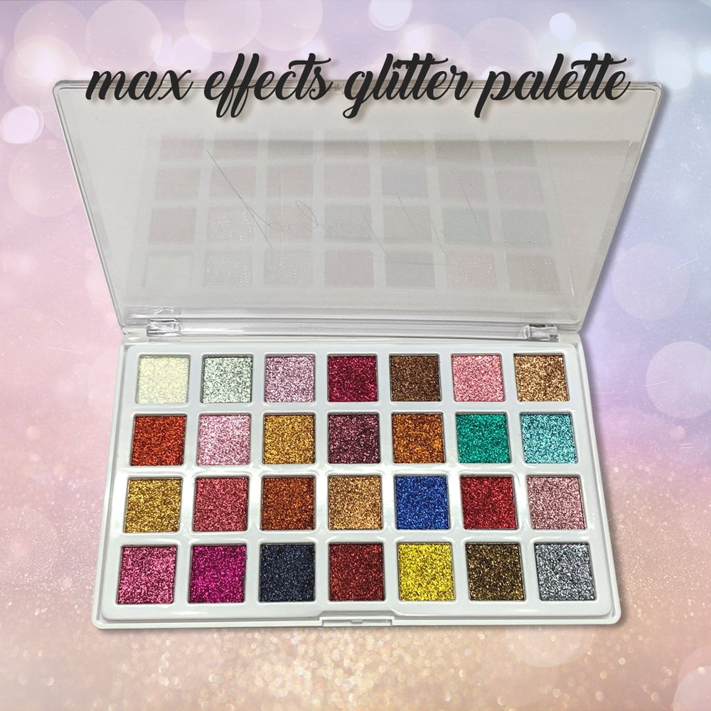 Pigment Play Max Effects Glitter Palette - One Love 4pc Set + 1 Full Size Product Worth 25% Value Free