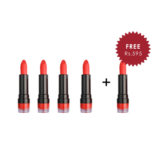 Makeup Revolution Destiny 133 Matte Lipstick 4Pcs Set + 1 Full Size Product Worth 25% Value Free