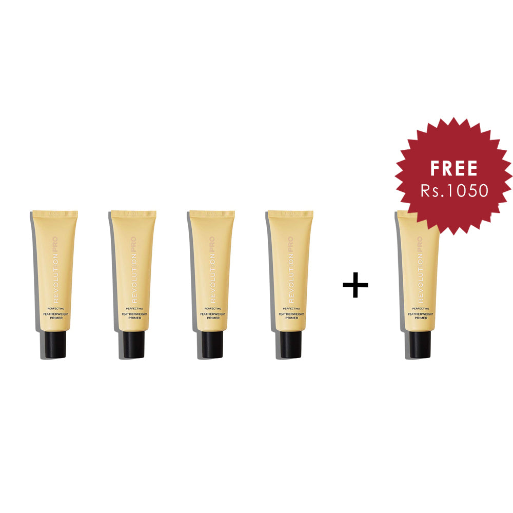 Revolution Pro Perfecting Featherweight Primer 4Pcs Set + 1 Full Size Product Worth 25% Value Free