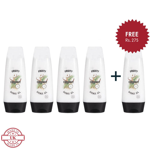 Superdrug Fruity Coconut Shower Gel 4Pcs Set + 1 Full Size Product Worth 25% Value Free