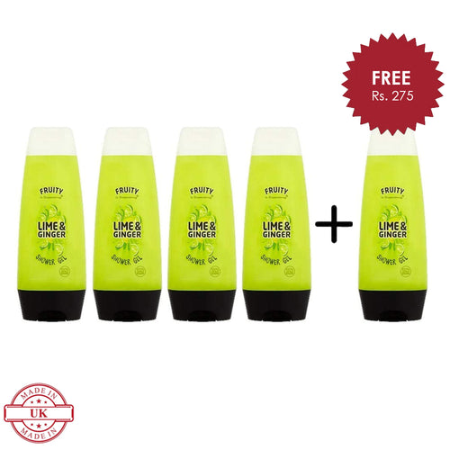 Superdrug Fruity Lime and Ginger Gel 250ml 4Pcs Set + 1 Full Size Product Worth 25% Value Free