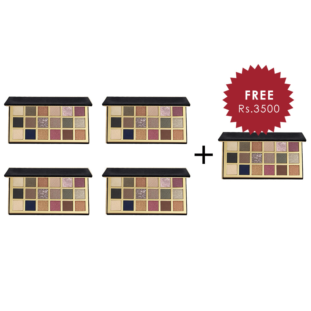 XX Revolution LuXX Eyeshadow Palette Midnight LuXX 4pc Set + 1 Full Size Product Worth 25% Value Free