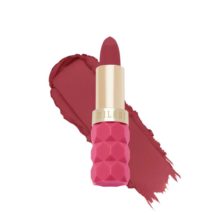 Milani Color Fetish Lipstick Matte - Petal  4pc Set + 1 Full Size Product Worth 25% Value Free
